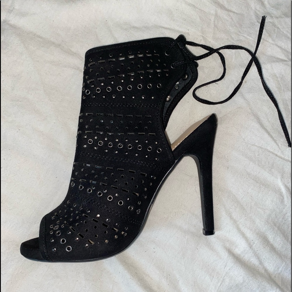 Black Bootie Heels